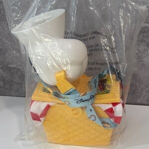 2023 Disney Parks Toon Town Picnic Basket Popcorn Bucket Mickey Glove & Lanyard